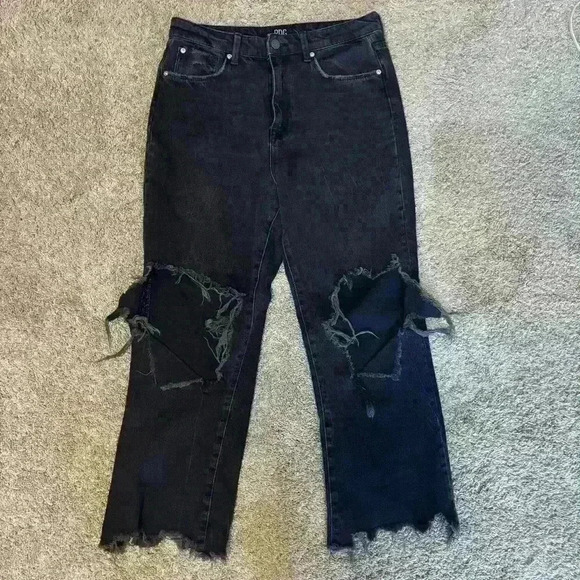 BDG Black Destroyed 100% Cotton Size 29 Jeans - Picture 1 of 9